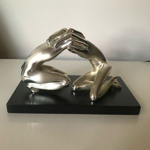Ottaviani Silver Plated “Abbraccio” (Hug) Statue